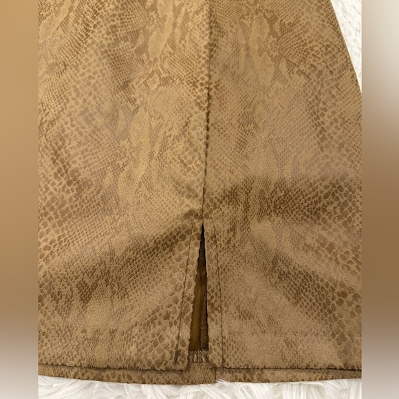 NWT Oak + Fork python print mini dress| size M - Picture 2 of 5